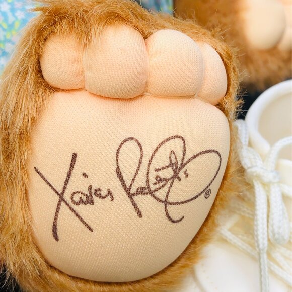 Vintage 1985 FURSKINS Xavier Roberts PERSIMMON Teddy Bear Plush: 15" - Coleco - Picture 8 of 16